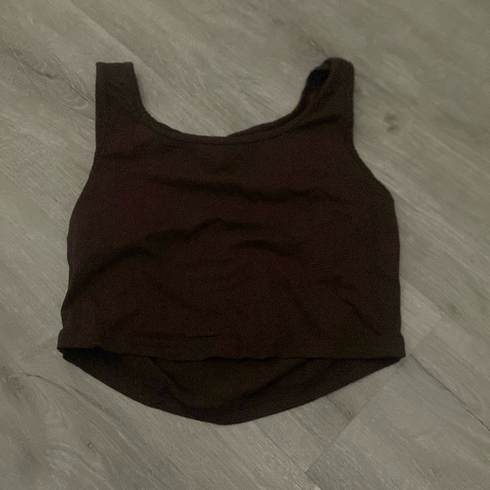 Brown tank top